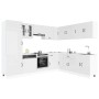 Mueble cocina Kalmar blanco brillo 14 pzas madera contrachapada en Armarios de cocina | Comprar online en Foru.es