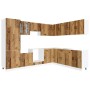 Mueble cocina Kalmar madera vieja 14 pzas madera contrachapada en Armarios de cocina | Comprar online en Foru.es