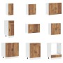 Mueble cocina Kalmar madera vieja 14 pzas madera contrachapada en Armarios de cocina | Comprar online en Foru.es