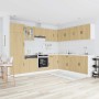 Mueble cocina Lucca roble sonoma 14 pzas madera contrachapada en Armarios de cocina | Comprar online en Foru.es