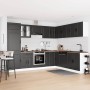 Mueble de cocina Porto negra 14 piezas madera contrachapada en Armarios de cocina | Comprar online en Foru.es