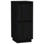 Aparador 2 uds madera maciza de pino negro 31,5x34x75 cm de vidaXL, Aparadores - Ref: Foro24-813389, Precio: 79,53 €, Descuen...