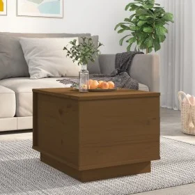 Mesa de centro madera maciza de pino marrón miel 40x50x35 cm de vidaXL, Mesas de centro - Ref: Foro24-813413, Precio: 51,09 €...