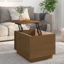 Mesa de centro madera maciza de pino marrón miel 40x50x35 cm de vidaXL, Mesas de centro - Ref: Foro24-813413, Precio: 51,57 €...