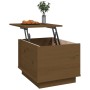 Mesa de centro madera maciza de pino marrón miel 40x50x35 cm de vidaXL, Mesas de centro - Ref: Foro24-813413, Precio: 51,57 €...