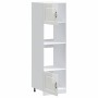 Armarios para horno (2 unidades) "Kalmar" de madera de ingeniería blanca brillante en Armarios de cocina | Comprar online en For