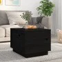 Mesa de centro de madera maciza de pino negro 40x50x35 cm de vidaXL, Mesas de centro - Ref: Foro24-813414, Precio: 65,82 €, D...