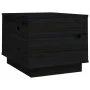 Mesa de centro de madera maciza de pino negro 40x50x35 cm de vidaXL, Mesas de centro - Ref: Foro24-813414, Precio: 65,82 €, D...