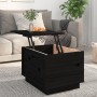 Mesa de centro de madera maciza de pino negro 40x50x35 cm de vidaXL, Mesas de centro - Ref: Foro24-813414, Precio: 66,65 €, D...