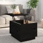 Mesa de centro de madera maciza de pino negro 40x50x35 cm de vidaXL, Mesas de centro - Ref: Foro24-813414, Precio: 65,82 €, D...