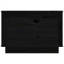 Mesa de centro de madera maciza de pino negro 40x50x35 cm de vidaXL, Mesas de centro - Ref: Foro24-813414, Precio: 65,82 €, D...