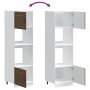 Armarios para horno (2 unidades) "Kalmar" de madera de ingeniería de roble marrón en Armarios de cocina | Comprar online en Foru