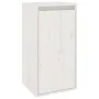 Armario de pared 2 uds madera maciza de pino blanco 30x30x60 cm de vidaXL, Estantes y estanterías - Ref: Foro24-813488, Preci...