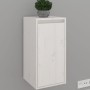 Armario de pared 2 uds madera maciza de pino blanco 30x30x60 cm de vidaXL, Estantes y estanterías - Ref: Foro24-813488, Preci...