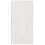 Armario de pared 2 uds madera maciza de pino blanco 30x30x60 cm de vidaXL, Estantes y estanterías - Ref: Foro24-813488, Preci...