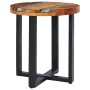 Mesa de centro de madera maciza de teca y polirresina 40x45 cm en Mesas de centro | Comprar online en Foru.es