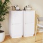 Aparador 2 uds madera maciza de pino blanco 31,5x34x75 cm de vidaXL, Aparadores - Ref: Foro24-813383, Precio: 67,55 €, Descue...