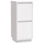 Aparador 2 uds madera maciza de pino blanco 31,5x34x75 cm de vidaXL, Aparadores - Ref: Foro24-813383, Precio: 66,96 €, Descue...