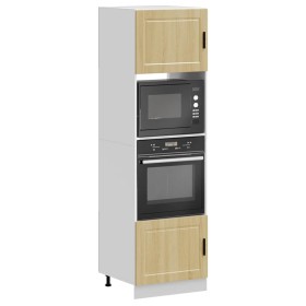 Armarios para horno 2 uds Porto roble sonoma madera ingeniería en Armarios de cocina | Comprar online en Foru.es