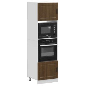 Armarios para horno 2 uds Porto roble marrón madera ingeniería en Armarios de cocina | Comprar online en Foru.es
