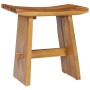 Taburete de madera maciza de teca en Taburetes y sillas plegables | Comprar online en Foru.es
