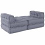 Sofá modular 4 pcs Gris tela en Decoración | Comprar online en Foru.es