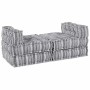 Sofá modular 4 pcs Impresión Gris tela en Decoración | Comprar online en Foru.es