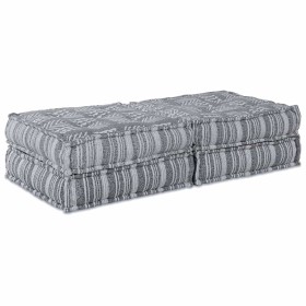 Sofá modular 2 pcs Impresión Gris 140 x 70 x 36 cm tela en Decoración | Comprar online en Foru.es