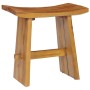 Taburete de madera maciza de teca en Taburetes y sillas plegables | Comprar online en Foru.es