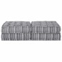 Sofá modular 2 pcs Impresión Gris 140 x 70 x 36 cm tela en Decoración | Comprar online en Foru.es
