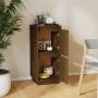 Aparador de madera maciza de pino marrón miel 31,5x34x75 cm de vidaXL, Aparadores - Ref: Foro24-813386, Precio: 40,35 €, Desc...
