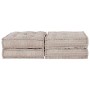 Sofá modular 2 pcs Marrón Claro 140 x 70 x 36 cm tela en Decoración | Comprar online en Foru.es