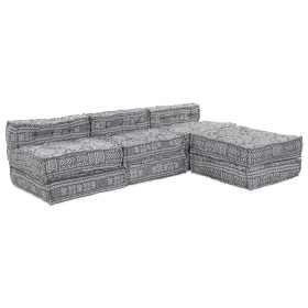 Sofá modular 4 pcs Gris Claro tela en Decoración | Comprar online en Foru.es