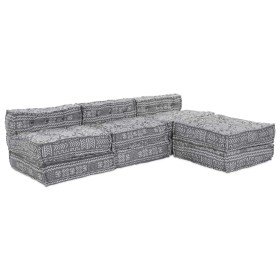 Sofá modular 4 pcs Gris Claro tela en Decoración | Comprar online en Foru.es