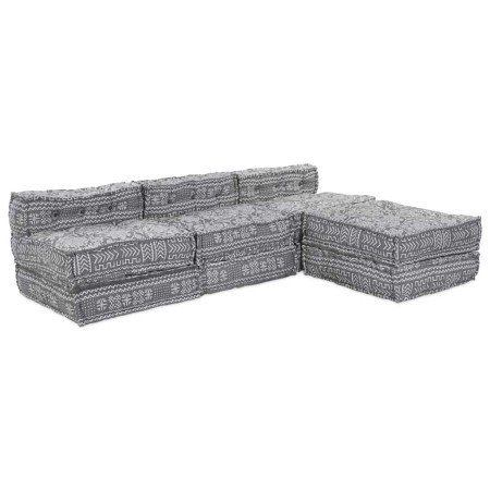 Sofá modular 4 pcs Gris Claro tela en Decoración | Comprar online en Foru.es