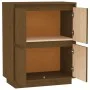 Aparador de madera maciza de pino marrón miel 60x34x75 cm de vidaXL, Aparadores - Ref: Foro24-813378, Precio: 64,77 €, Descue...