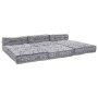 Sofá modular 4 pcs Gris Claro tela en Decoración | Comprar online en Foru.es