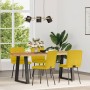 Sillas de comedor 4 unidades terciopelo amarillo en Sillas de comedor | Comprar online en Foru.es