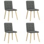 Sillas de comedor giratorias 4 unidades tela gris oscuro en Sillas de comedor | Comprar online en Foru.es