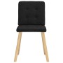 Sillas de comedor 4 unidades tela negras en Sillas de comedor | Comprar online en Foru.es