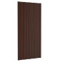 Panel de tejado acero galvanizado marrón 12 unidades 100x45 cm de vidaXL, Techo - Ref: Foro24-317217, Precio: 69,28 €, Descue...