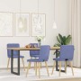 Sillas de comedor 4 uds tela azul jeans en Sillas de comedor | Comprar online en Foru.es