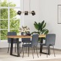 Sillas de comedor 4 unidades terciopelo gris oscuro en Sillas de comedor | Comprar online en Foru.es