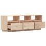 Mueble de TV de madera maciza de pino 140x37x50 cm de vidaXL, Muebles TV - Ref: Foro24-813430, Precio: 137,69 €, Descuento: %