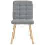 Sillas de comedor 4 unidades tela gris claro en Sillas de comedor | Comprar online en Foru.es