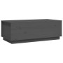 Mesa de centro de madera maciza de pino gris 100x50x35 cm de vidaXL, Mesas de centro - Ref: Foro24-813422, Precio: 117,56 €, ...