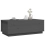 Mesa de centro de madera maciza de pino gris 100x50x35 cm de vidaXL, Mesas de centro - Ref: Foro24-813422, Precio: 117,56 €, ...