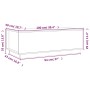 Mesa de centro de madera maciza de pino gris 100x50x35 cm de vidaXL, Mesas de centro - Ref: Foro24-813422, Precio: 117,56 €, ...