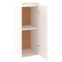 Armario de pared 2 uds madera maciza de pino blanco 30x30x80 cm de vidaXL, Estantes y estanterías - Ref: Foro24-813498, Preci...