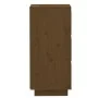 Aparador 2 uds madera maciza de pino marrón miel 32x34x75 cm de vidaXL, Aparadores - Ref: Foro24-813372, Precio: 89,52 €, Des...
